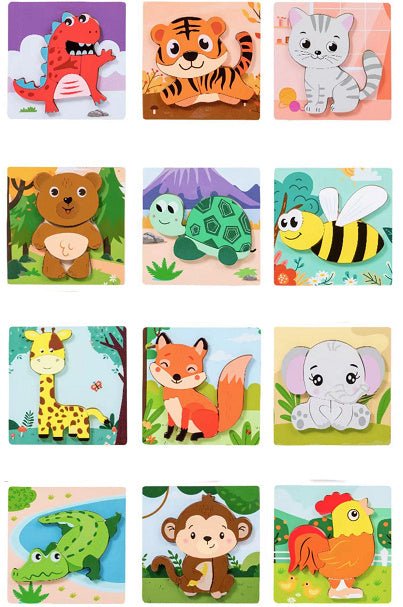 12 Scene Puzzles - MomBabyQ